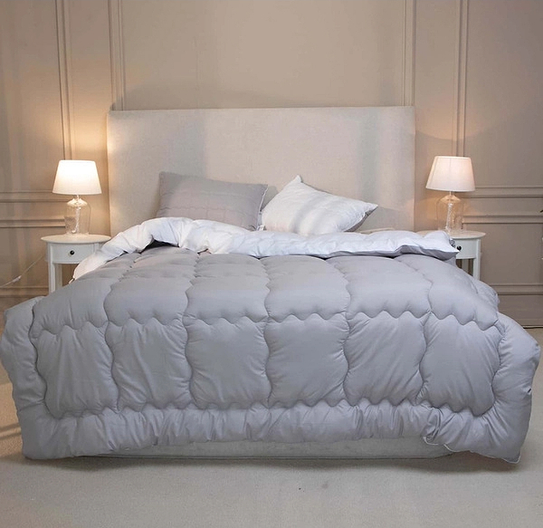 Фото - Набір подушок стандартних Руно 50х70 см силіконові Grey White 2 шт. (К_Н310.52_Grey White)