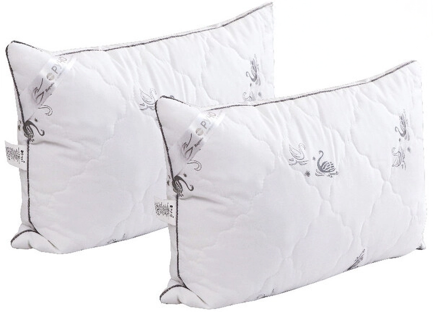 Набор подушек стандартных Руно 50х70 см из искусственного пуха Swan Luxury 2 шт. (К_Н310.52_Swan Luxury)