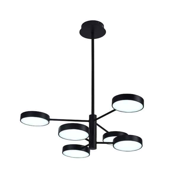 Світлодіодний світильник Miorro LED Fiori з пультом ДК, 70W, 2700-6000К чорний (51-313-002)