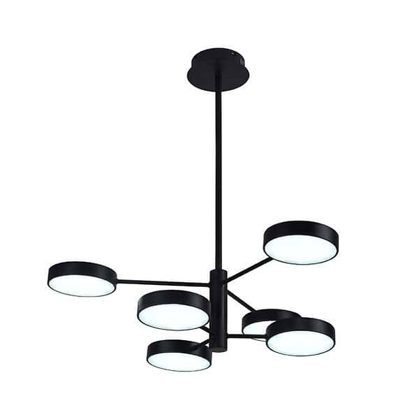 Фото - Світлодіодний світильник Miorro LED Fiori з пультом ДК, 70W, 2700-6000К чорний (51-313-002)