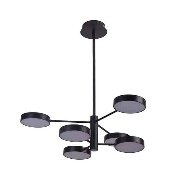 Фото - Світлодіодний світильник Miorro LED Fiori з пультом ДК, 70W, 2700-6000К чорний (51-313-002)
