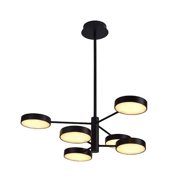 Фото - Світлодіодний світильник Miorro LED Fiori з пультом ДК, 70W, 2700-6000К чорний (51-313-002)