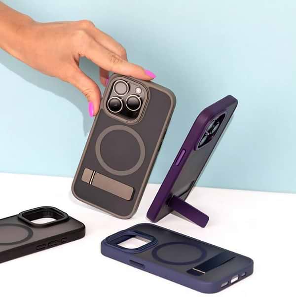 Фото - Чохол для смартфону  Mainstay Case with Magnetic Ring iPhone 15 Pro Black (PCMCIP15P002)
