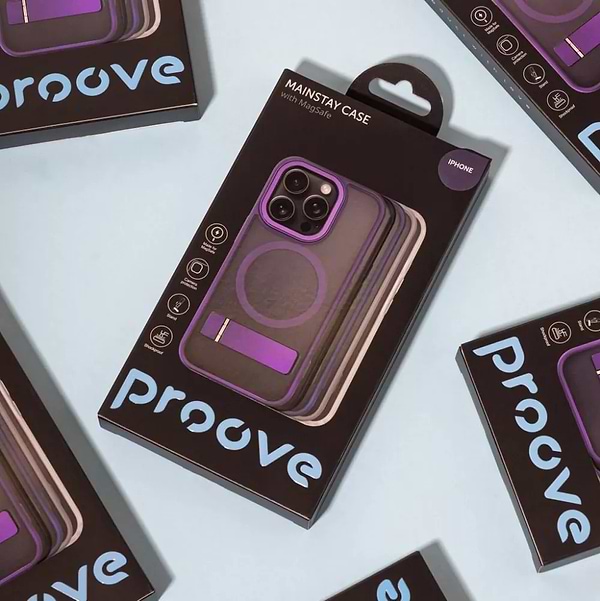 Фото - Чохол для смартфону  Mainstay Case with Magnetic Ring iPhone 15 Deep Purple (PCMCIP150004)