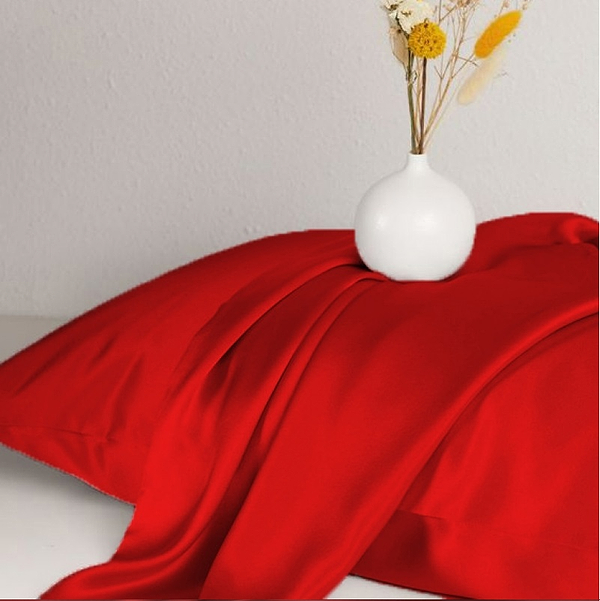 Фото - Простынь двуспальная MirSon 180х190 см Soft Touch of SATIN 007 Red (2200011279183)