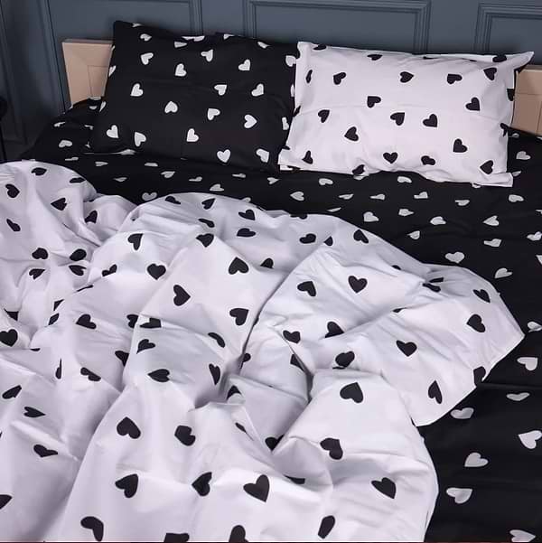 Фото - Простирадло дитяче MirSon Бязь Kids Time 17-0669 Black and White Love 60х120x10 см (2200010180459)