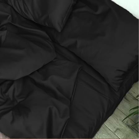 Фото - Простынь двуспальная MirSon 180х190 см Soft Touch of SATIN 006 Black (2200011278681) Фото - Простынь двуспальная MirSon 180х190 см Soft Touch of SATIN 006 Black (2200011278681)