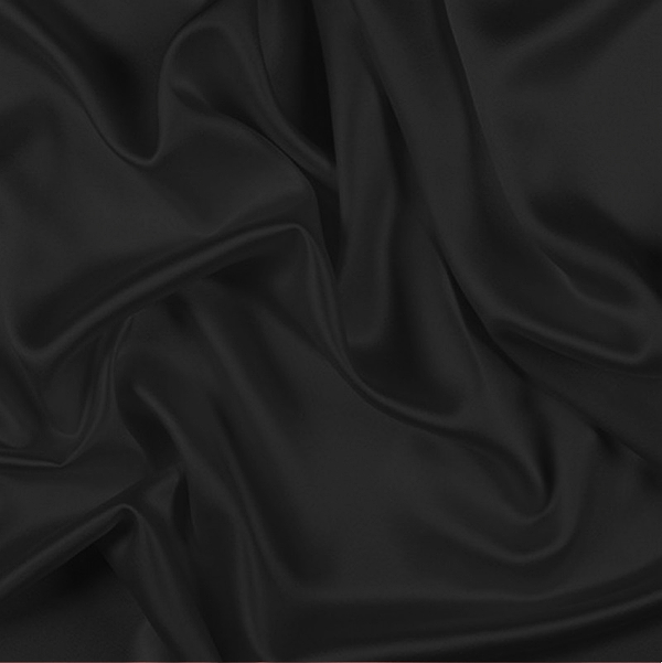 Фото - Простирадло двоспальне MirSon 180х200 см Soft Touch of SATIN 006 Black (2200011278698)