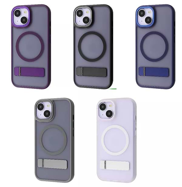 Фото - Чохол для смартфону  Mainstay Case with Magnetic Ring iPhone 15 Black (PCMCIP150002)