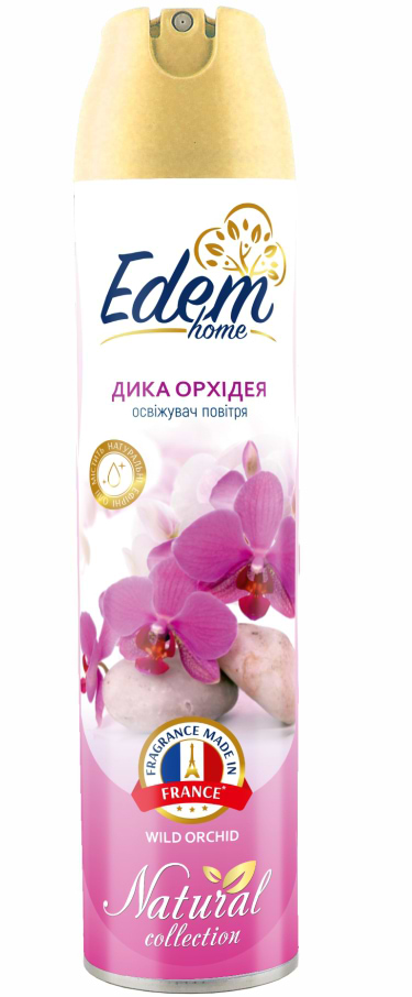 Освежитель воздуха аэрозольный Edem Home Wild orchid 300 мл (EH550045) - Фото 1