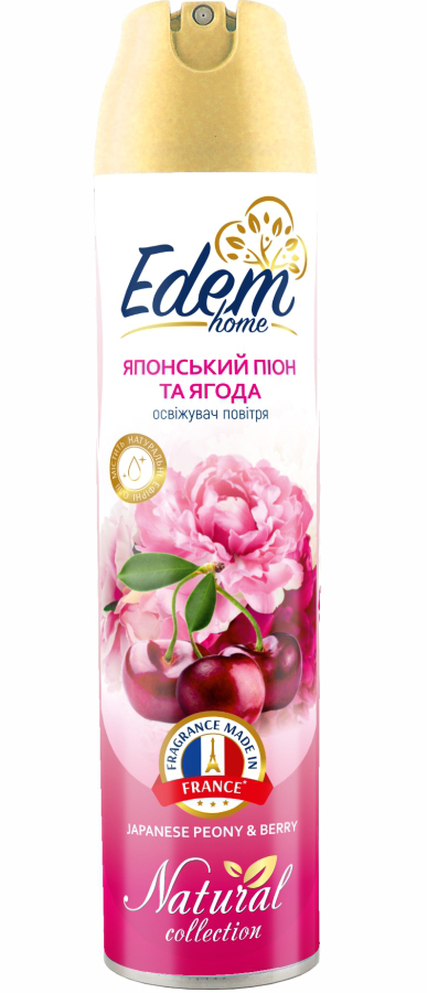 Фото - Освіжувач повітря аерозольний Edem Home Japanese peony & berry 300 мл (EH550144) Фото - Освіжувач повітря аерозольний Edem Home Japanese peony & berry 300 мл (EH550144)