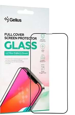 Защитное стекло для смартфона Gelius Full Cover Ultra-Thin 0.25mm for iPhone 14 Black (90778)