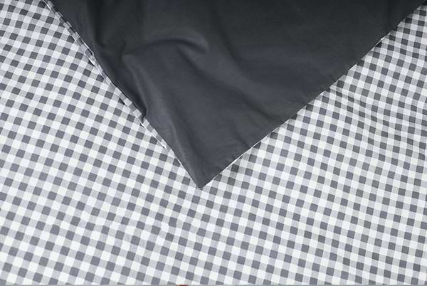 Фото - Комплект постельного белья Moon&Star 160х220х2 нав. 2х40х60 Gray Square Ranforce Elite (MS-820000030)