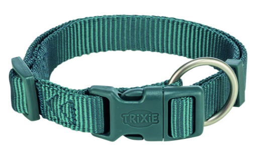 Ошейник для собак Trixie Premium M–L 35–55 см 20 мм сине-зеленый (4053032670976)