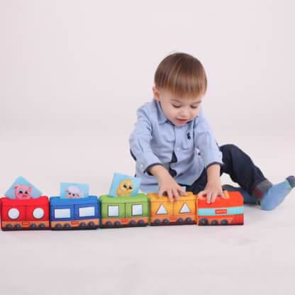 Фото - Брязкальце Macik розвиваюча іграшка" Паровозик" (МС 090602-08)