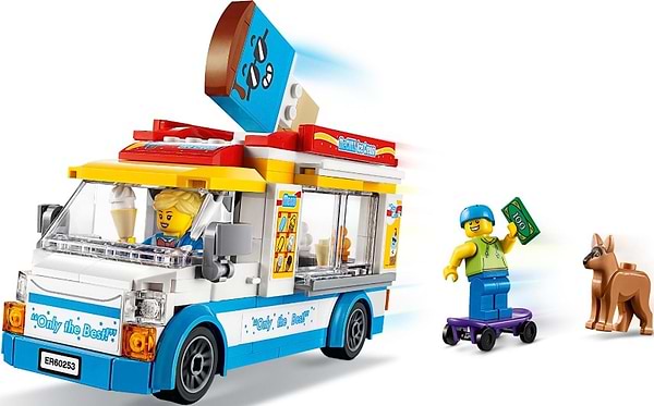 Фото - Конструктор LEGO City Вантажівка морозивника (60253)