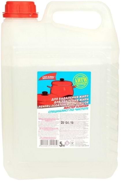 Засіб для чищення плит San Clean 5 л (4820003541050) - Фото 1