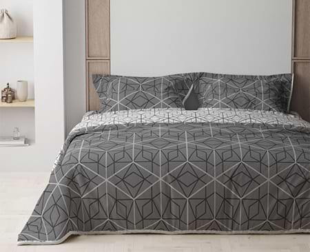 Фото - Комплект постельного белья ТЕП Happy Sleep Quadro Star Grey (2-03796_25740)