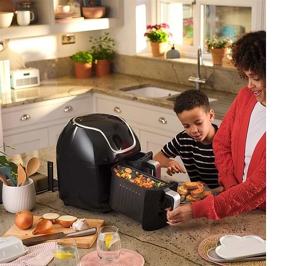 Фото - Мультипечь Russell Hobbs на 2 чаши Satisfry Snappi (27290-56)