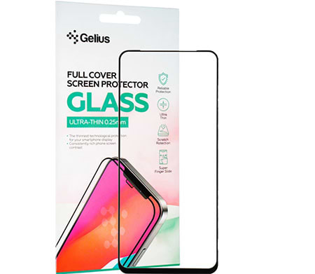 Защитное стекло для смартфона Gelius Full Cover Ultra-Thin 0.25mm for Xiaomi Redmi Note 10 5G Black (91082) - Фото 1