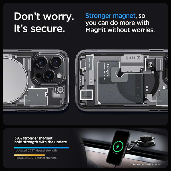 Фото - Чехол для смартфона Spigen for Apple iPhone 15 Pro Ultra Hybrid MagFit, Zero One (ACS06721)