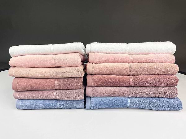 Фото - Полотенце банное GM Textile Миладо кофейное махровое велюр 100х150