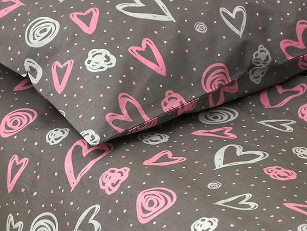 Фото - Комплект постільної білизни дитячий Руно 60х120 (932.115_Серденько)