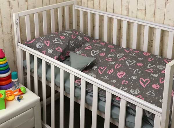 Фото - Комплект постільної білизни дитячий Руно 60х120 (932.115_Серденько)