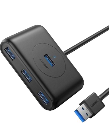 Хаб USB UGREEN CR113 0.5m USB 3.0 (20290)