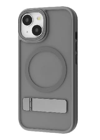 Чехол для смартфона Mainstay Case with Magnetic Ring iPhone 14 Gray (PCMCIP140005) - Фото 1
