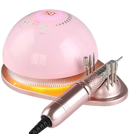 Фото - Уценка - Маникюрный набор аппаратный SML Nail Sander M21 Pink