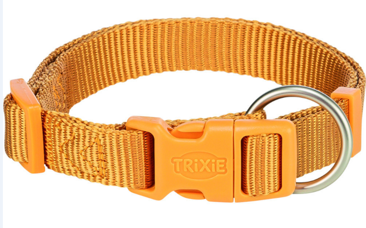 Ошейник для собак Trixie Premium XXS–XS 15–25 см 10 мм оранжевый (4053032670754)