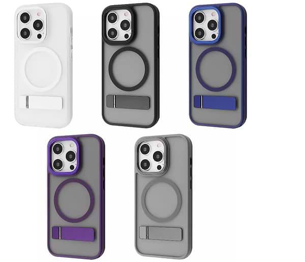 Фото - Чохол для смартфону  Mainstay Case with Magnetic Ring iPhone 14 Pro Gray (PCMCIP14P005)