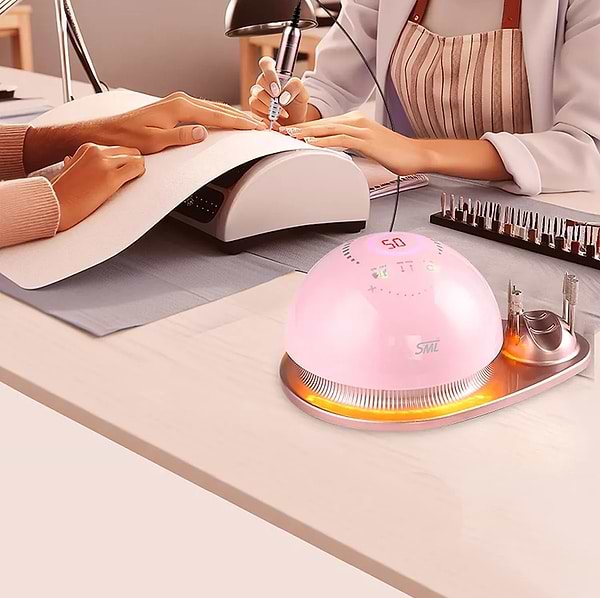 Фото - Уценка - Маникюрный набор аппаратный SML Nail Sander M21 Pink