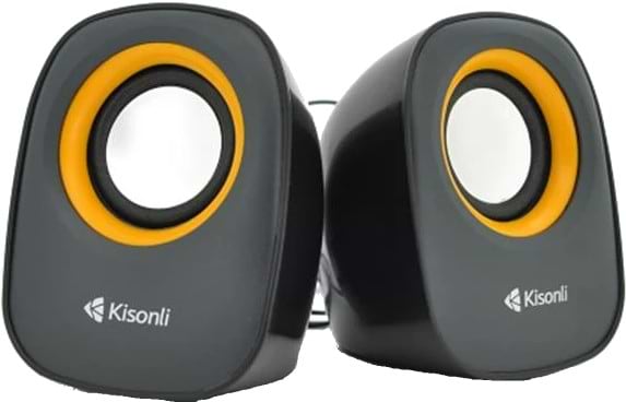 Комп'ютерна акустика звичайна 2.0 Kisonli V360/23399 Orange - Фото 1