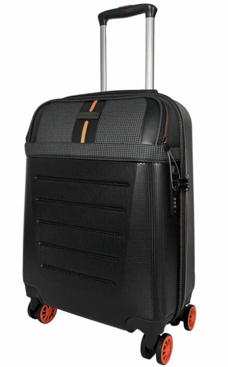 Чемодан Semi Line 24" (M) Black/Orange Line (T5734-2)