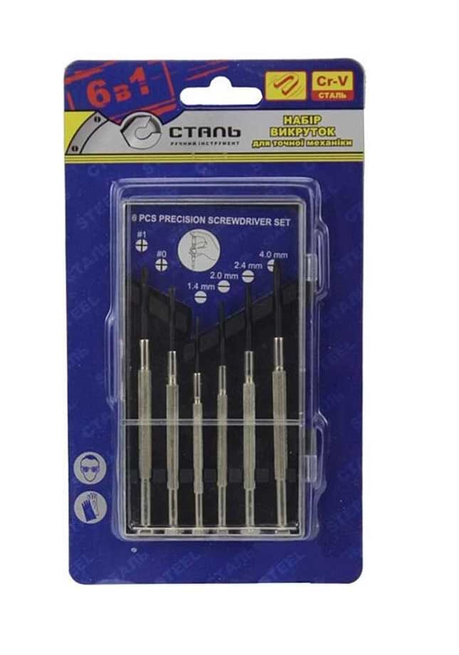 Набір викруток Сталь 6 шт. (49058)