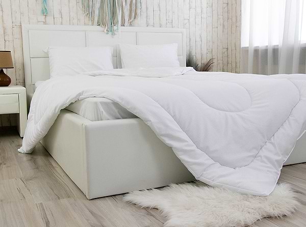 Фото - Одеяло всесезонное полуторное Руно 140х205 силиконовая белая (321.52СЛБ_Белый_1)