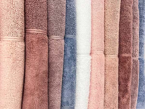 Фото - Рушник банний GM Textile Міладо кавовий махровий велюр 70х140