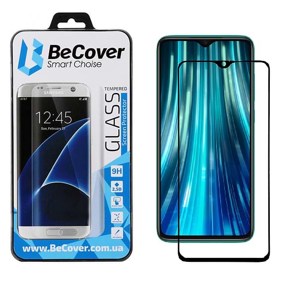 Фото - Защитное стекло для смартфона BeCover Xiaomi Redmi Note 8 Pro Black (704120)