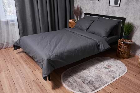 Комплект постельного белья Moon&Star Бязь Gold Люкс Dark Blue 175х210 (MS-820003192)