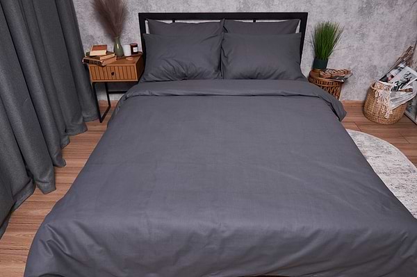 Фото - Комплект постельного белья Moon&Star Бязь Gold Люкс Dark Blue 175х210 (MS-820003193)