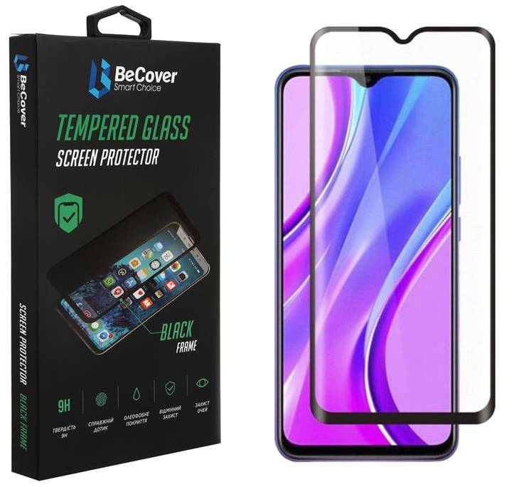 Захисне скло для смартфону BeCover for Motorola Moto E20 Black (706900)