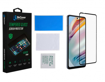 Фото - Захисне скло для смартфону BeCover for Motorola Moto G60/G60s Black (706899)
