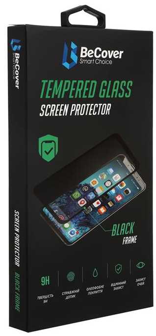 Фото - Захисне скло для смартфону BeCover for Tecno Spark 8 Black (707329)