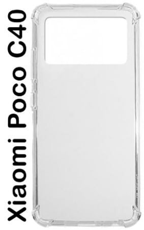 Чохол для смартфону BeCover Anti-Shock for Xiaomi Poco C40 Clear (707890) - Фото 1