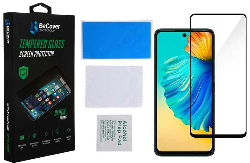 Фото - Захисне скло для смартфону BeCover for Tecno Camon 19 (CI6n)/19 Pro (CI8n) Black (708162)