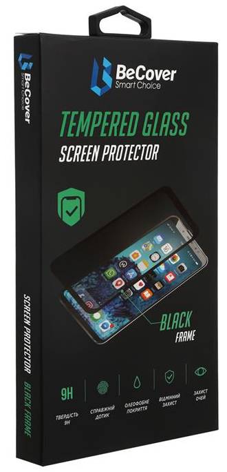 Фото - Захисне скло для смартфону BeCover for Tecno Pop 6 Pro (BE8) Black (708556)