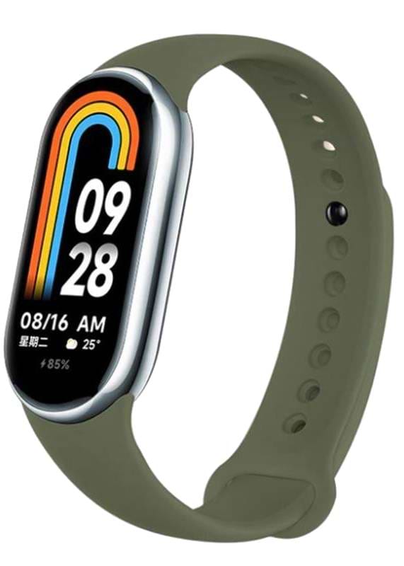 Ремінець для фітнес-браслету BeCover for Xiaomi Mi Smart Band 8 Khaki (709392)