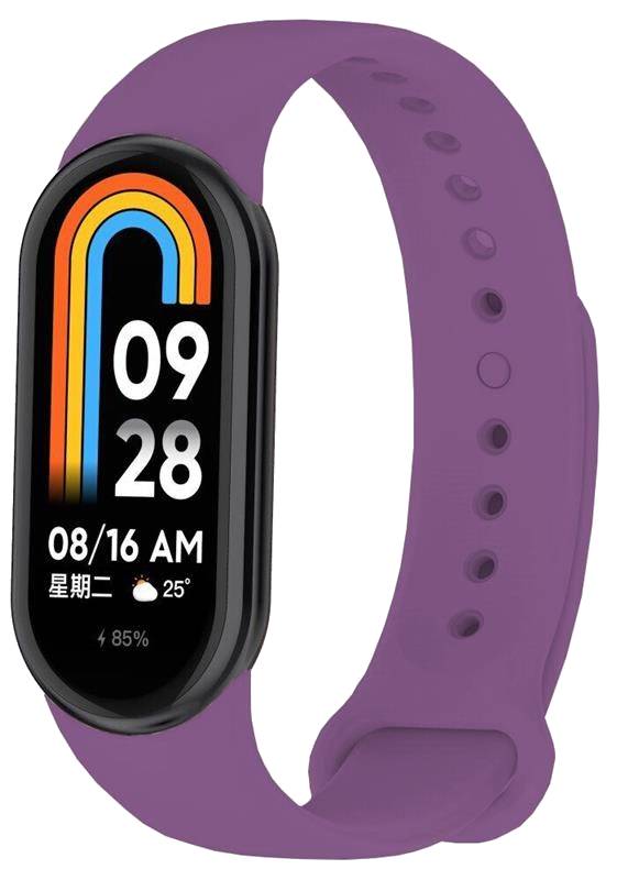 Ремінець для фітнес-браслету BeCover for Xiaomi Mi Smart Band 8 Purple (709394)